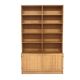 Scandinavian oak library