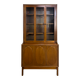 Mahogany library by Jacques Auville