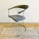 ARRBEN Ursula Vintage Design Armchair - Leather and Chrome - 1980s
