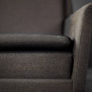 Vintage Mid-Century Danish Modern Brown 3-Seater Sofa by Folke Ohlsson