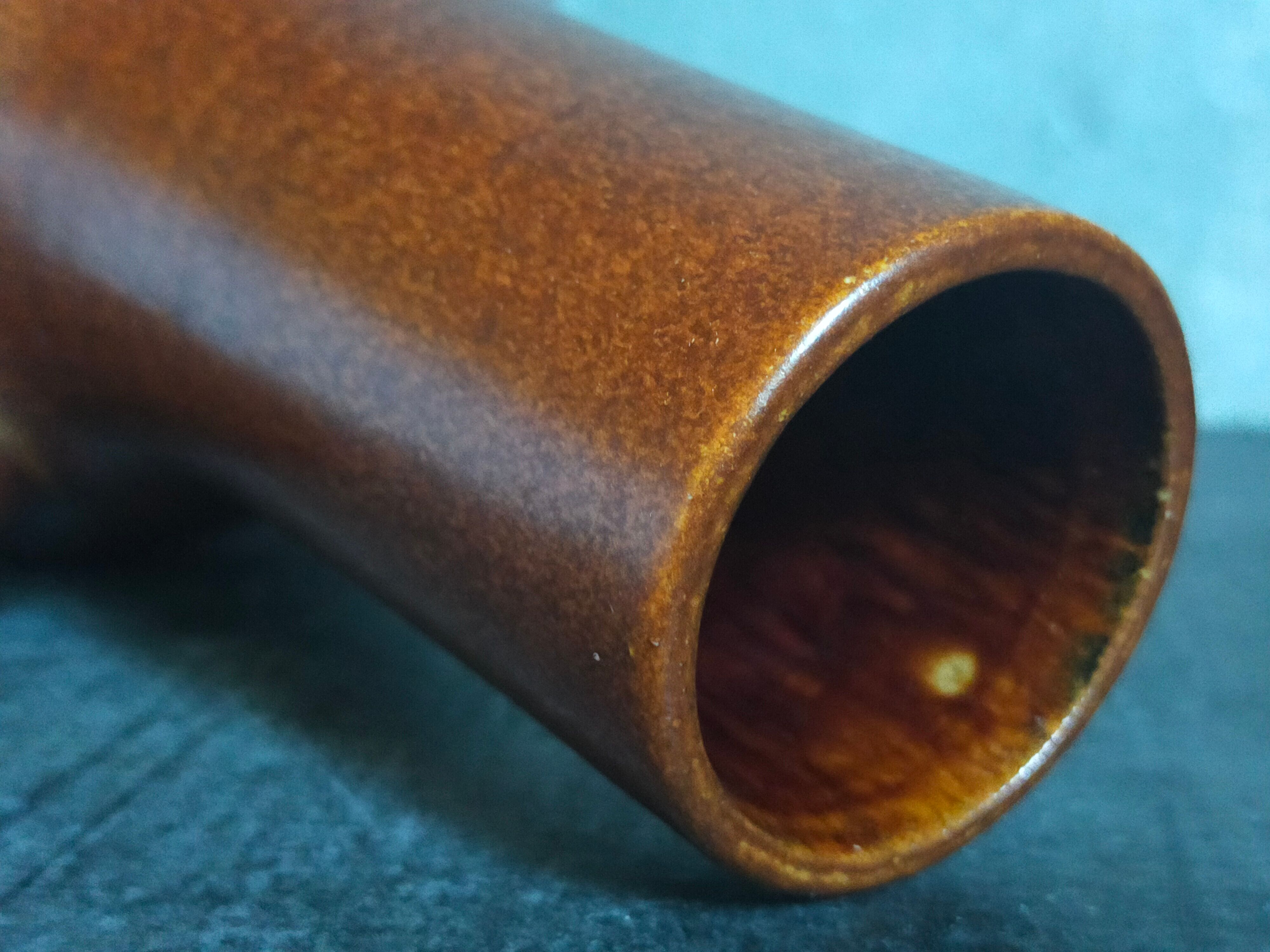 Vintage ceramic handle vase