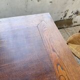 Dudouyt oak dining table 1940