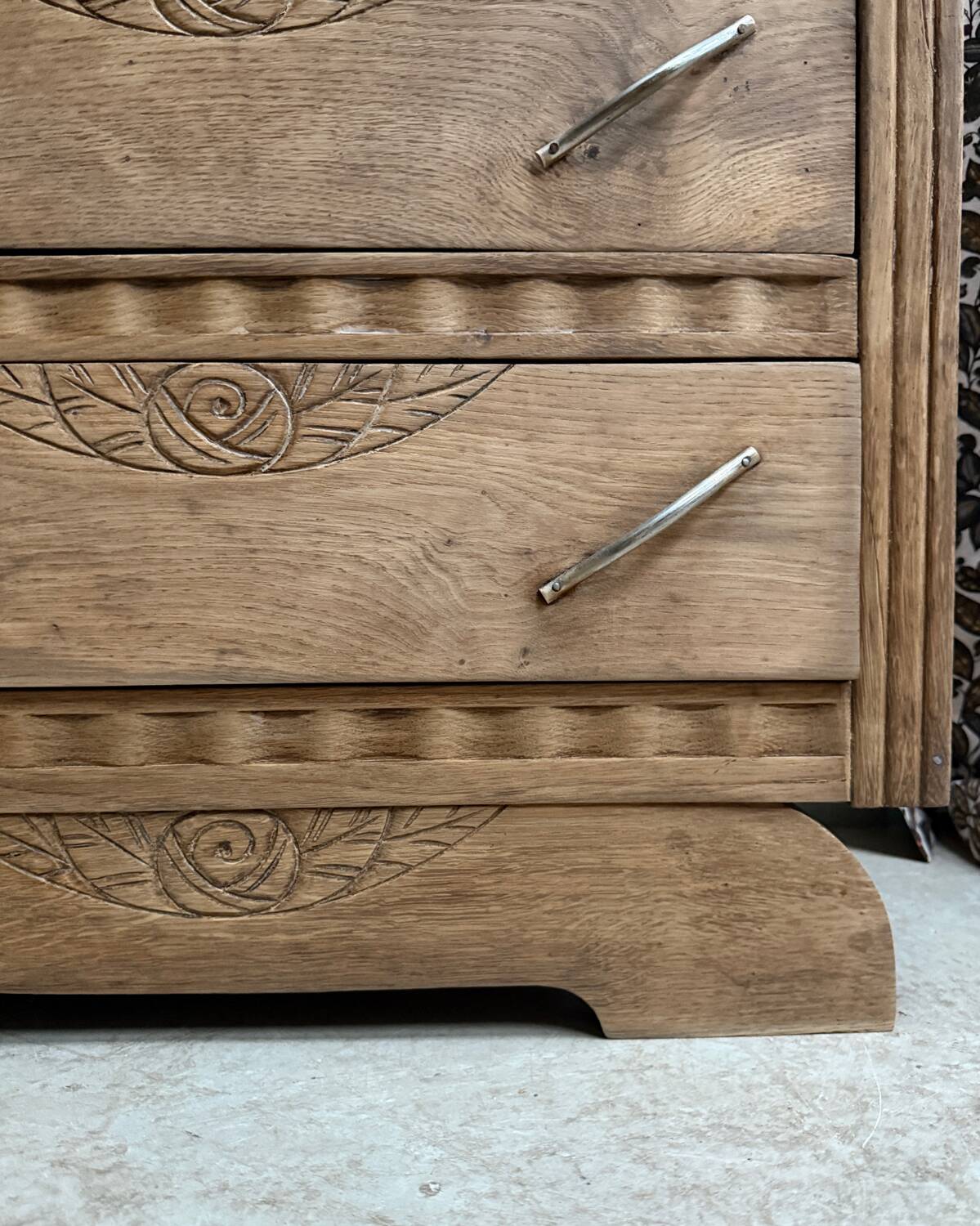 Art Deco oak commode (renovated)