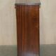 Vintage Low Bevan Funnell Library in Flamed Mahogany with Two Drawers