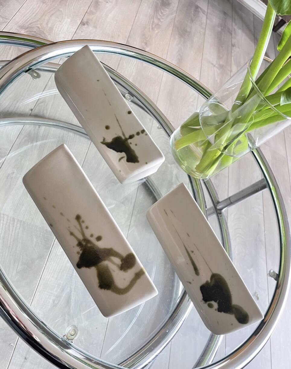 Handcrafted ceramic dishes