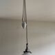 Art Deco porcelain and glass pendant light