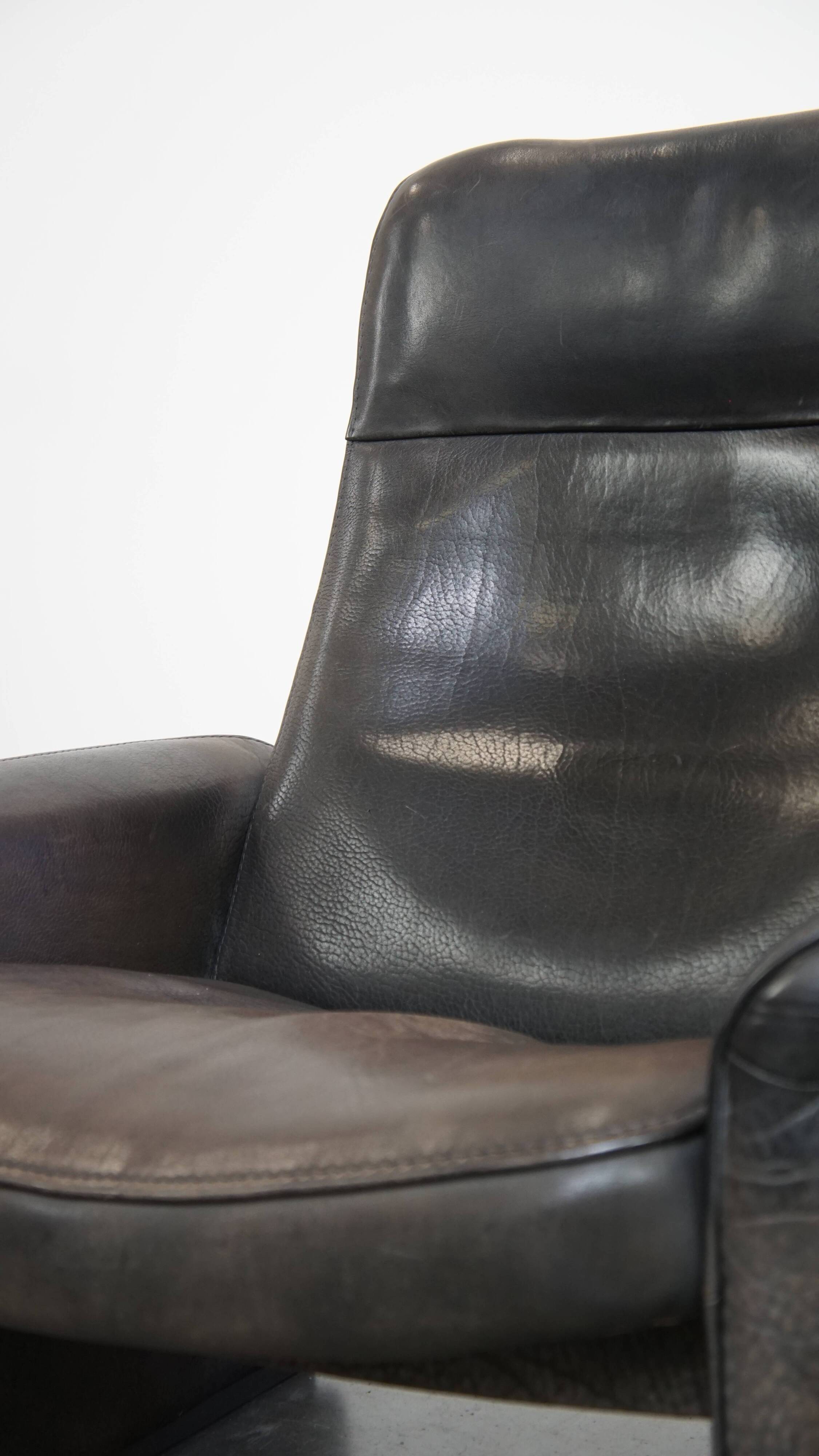 Vintage Leather Design Armchair by De Sede, Model DS50