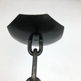 Extra Large Modernist Vintage Sculptural Brutalist Metal Candleholder, Austria