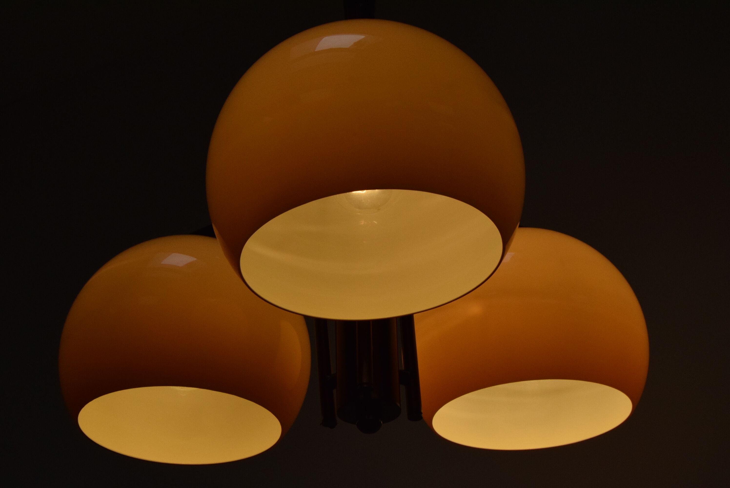 Mid-century adjustable chandelier ,1970's