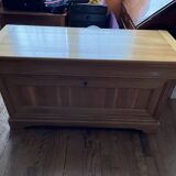 Light oak hutch