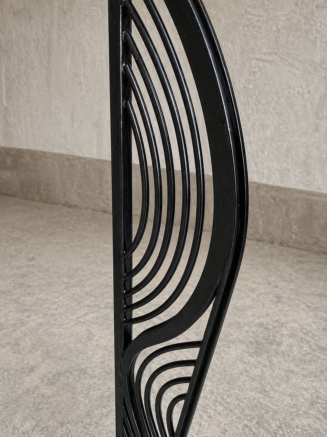 Wrought iron mirror