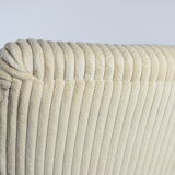 Original Restored Armchair "Shell" German Democratic Republic, 60s, Cord beige