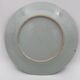 Plate in porcelain blue and white china xviii floral decoration