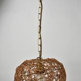 Vintage rattan pendant lamp