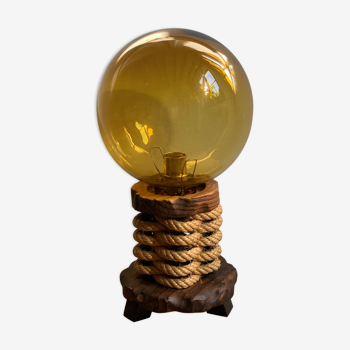 Lampe corde vintage