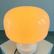 A-743 Mushroom Lamp By Glashütte Limburg, Germany, 1970S