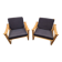 Fauteuils scandinaves M.Nissen