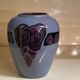 Purple vase by O. Larrieu