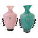 Pair of Murano Scavo amphora vases by Gambaro & Poggi