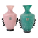 Pair of Murano Scavo amphora vases by Gambaro & Poggi