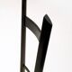 Pair of Black and White Chiavarine Chairs in the Style of Ico Parisi, Italy