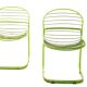 Chairs by Gastone Rinaldi in chromed green painted metal 1960