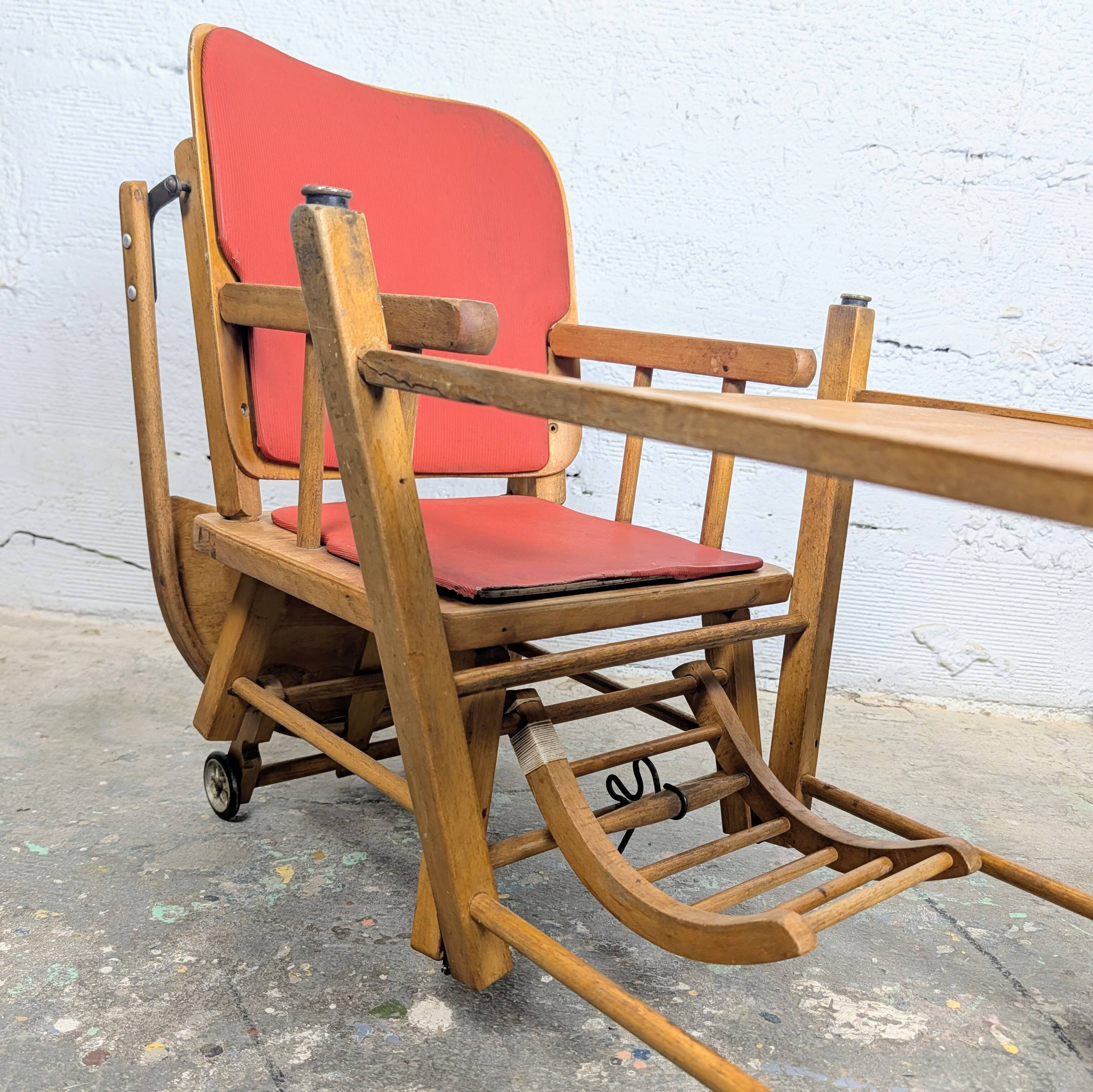 Chaise haute bébé vintage transformable