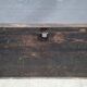 Pine trunk with blackened wood patina