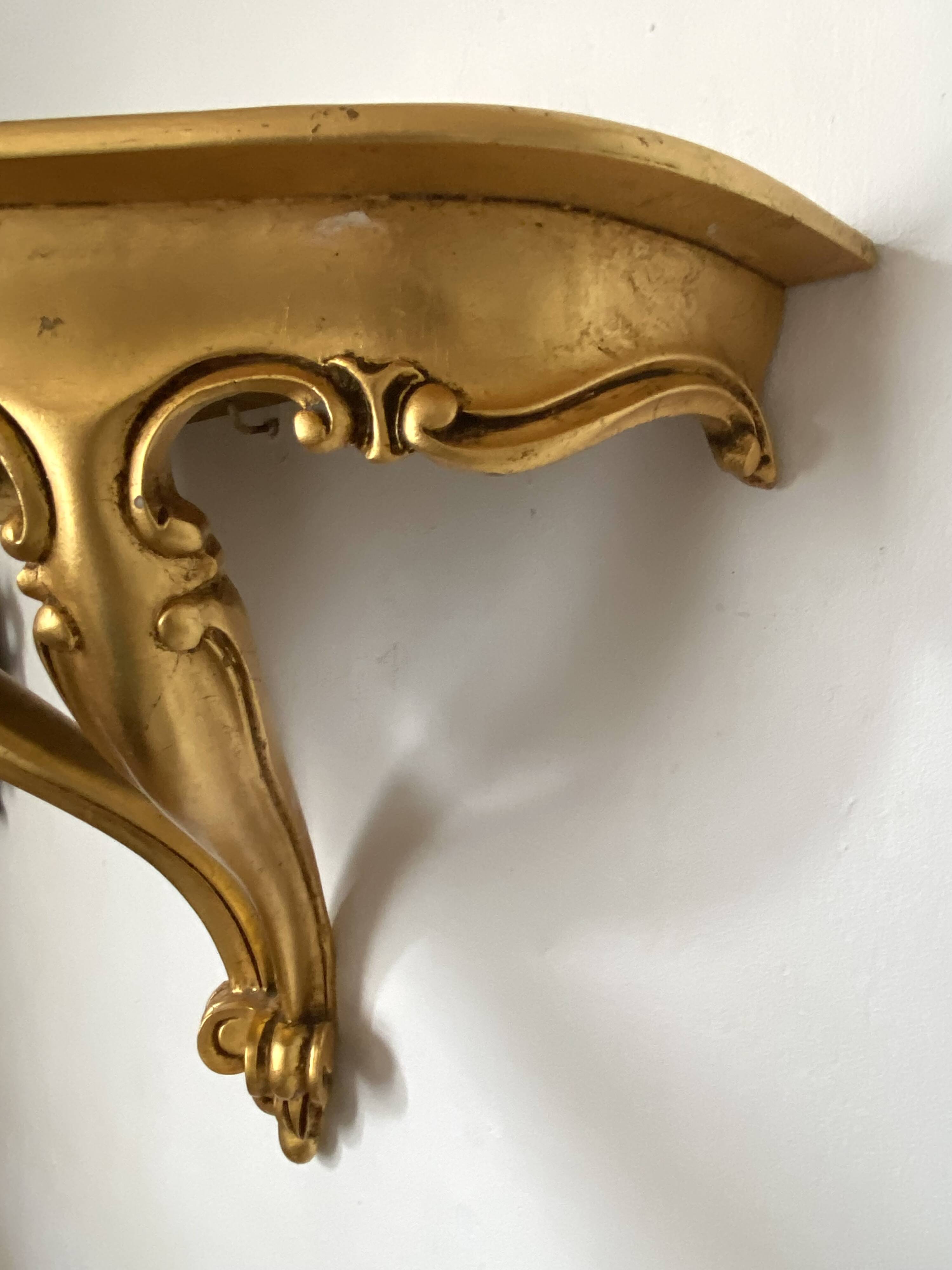 Console murale style baroque
