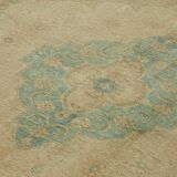 1980s 288 cm x 378 cm beige wool carpet