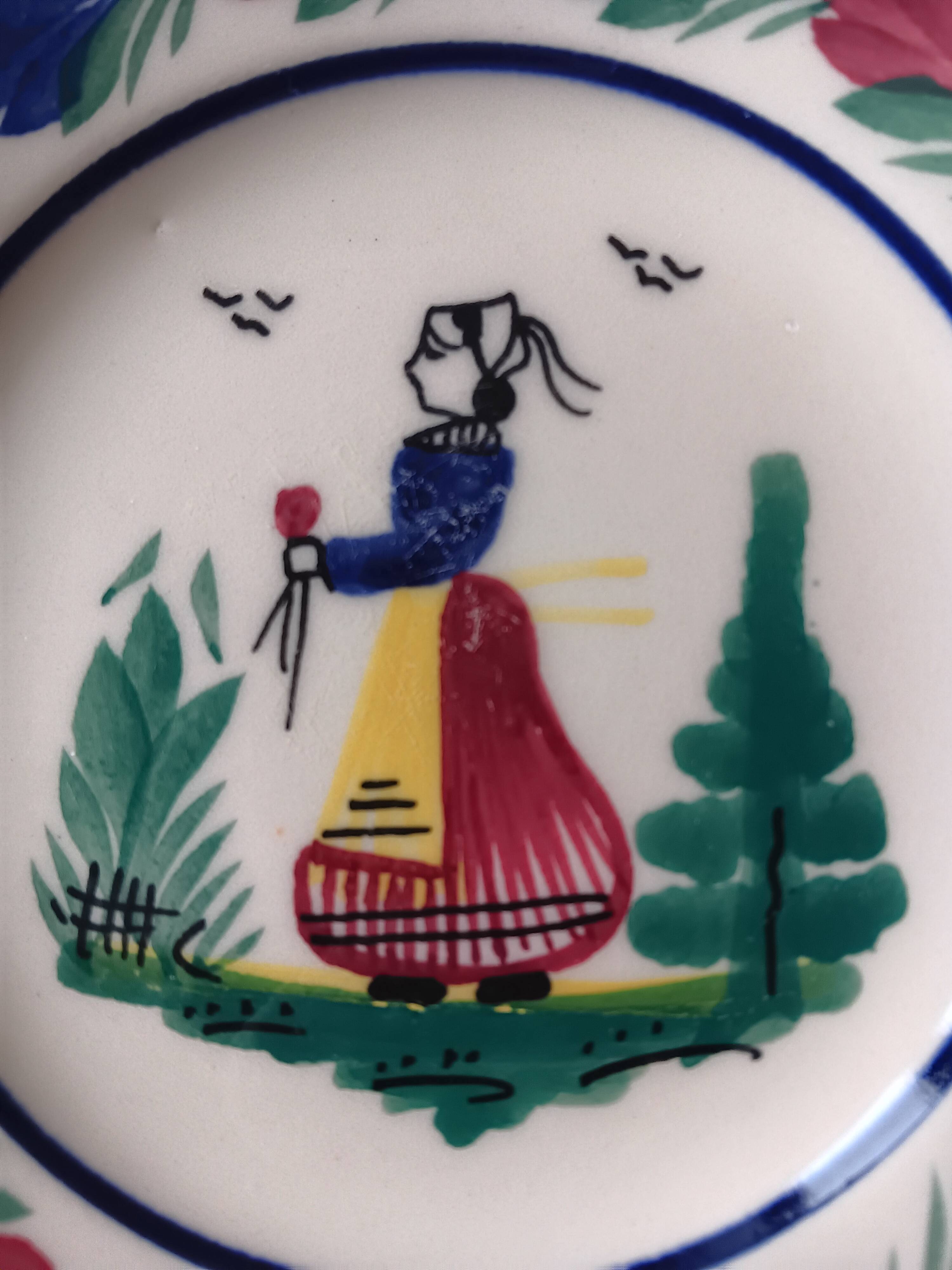 Small plate HB Quimper