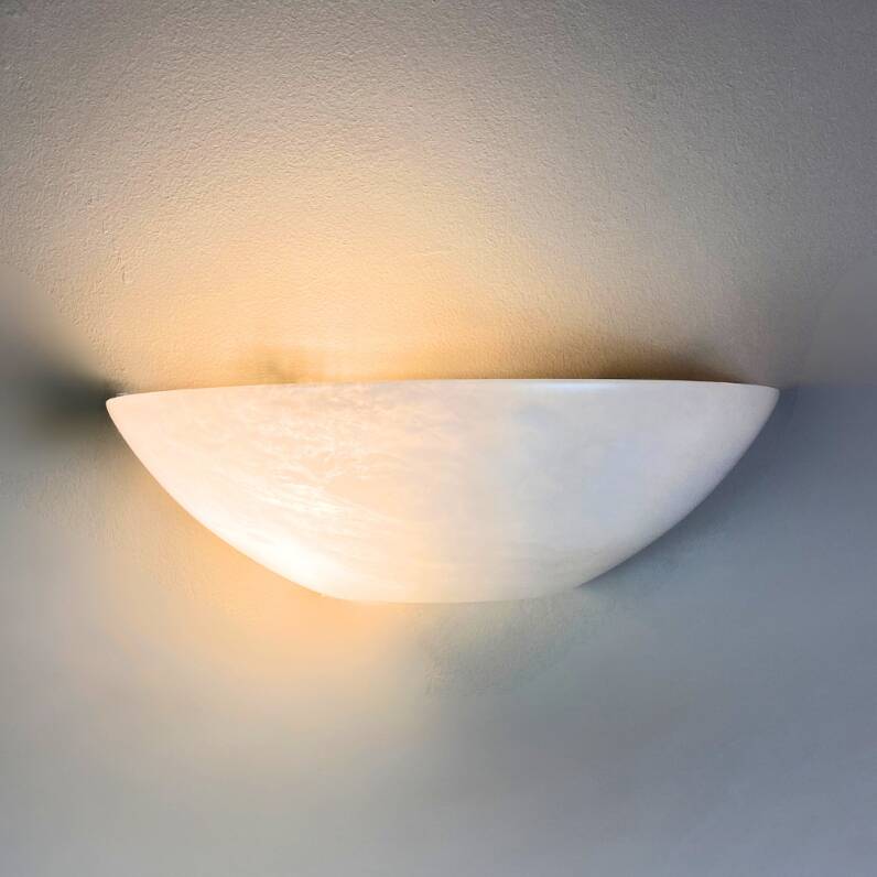 Alabaster wall lamp by Eclipsi, Spain, 1990s