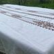 Nappe rectangle vintage réversible  140 X 180
