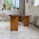 Paire de bancs en pin Charlotte Perriand Les arcs