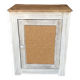 Petit confiturier vintage upcyclé – Blanc effet chaulé