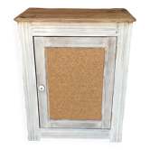 Petit confiturier vintage upcyclé – Blanc effet chaulé