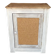 Petit confiturier vintage upcyclé – Blanc effet chaulé