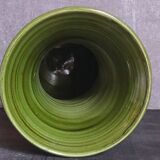 Vintage ceramic diabolo vase from the 1950s