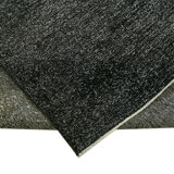 Handmade oriental contemporary 1980s 285 cm x 380 cm black wool carpet