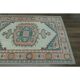 1970s Vintage Turkish Oushak Handmade Wool Cotton Orange Area Rug 160x227
