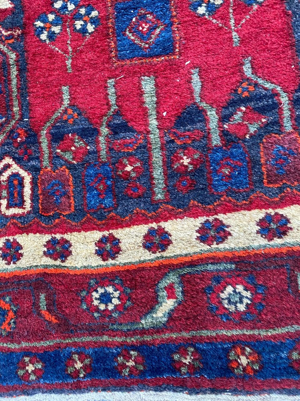 Bijar Persian carpet 136x298 cm