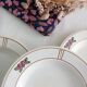 Lot de 3 assiettes creuses Salins, nénuphar