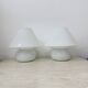 Limburg Glashütte glass table lamp mushroom , 1970’s