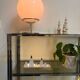 Chrome and smoked glass shelf