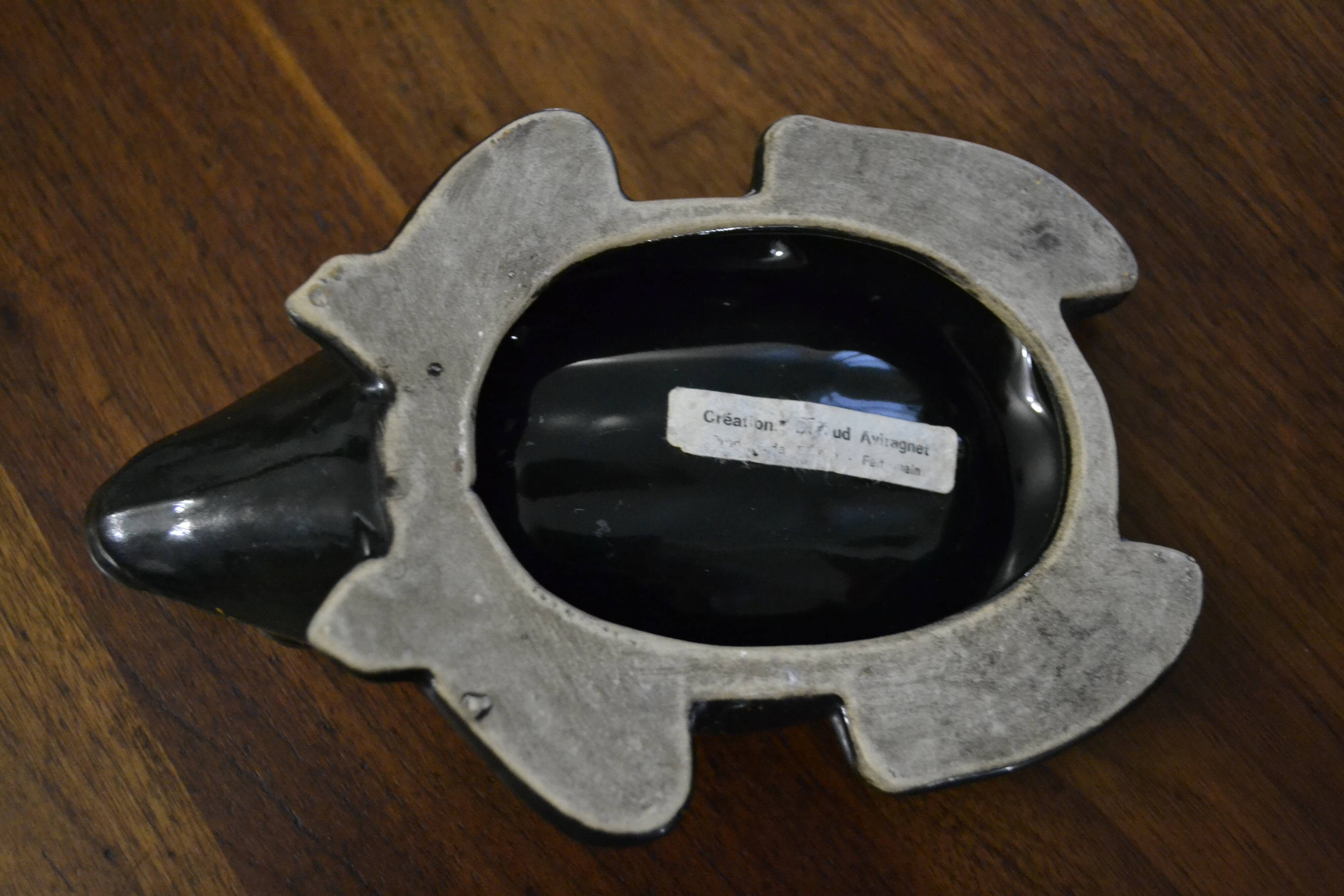 Handmade frog-shaped trinket tray