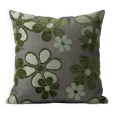 Vintage embroidered cushion cover 43x43 cm