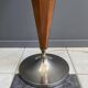 Rare Wood floor lamp with contra diabolo base 1960s
