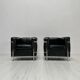 Fauteuils LC2 vintage des années 90 par Le Corbusier et Charlotte Perriand pour Cassina