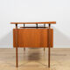 Mid-century freestanding teak desk by Peter Løvig Nielsen for Loviq, 1960s