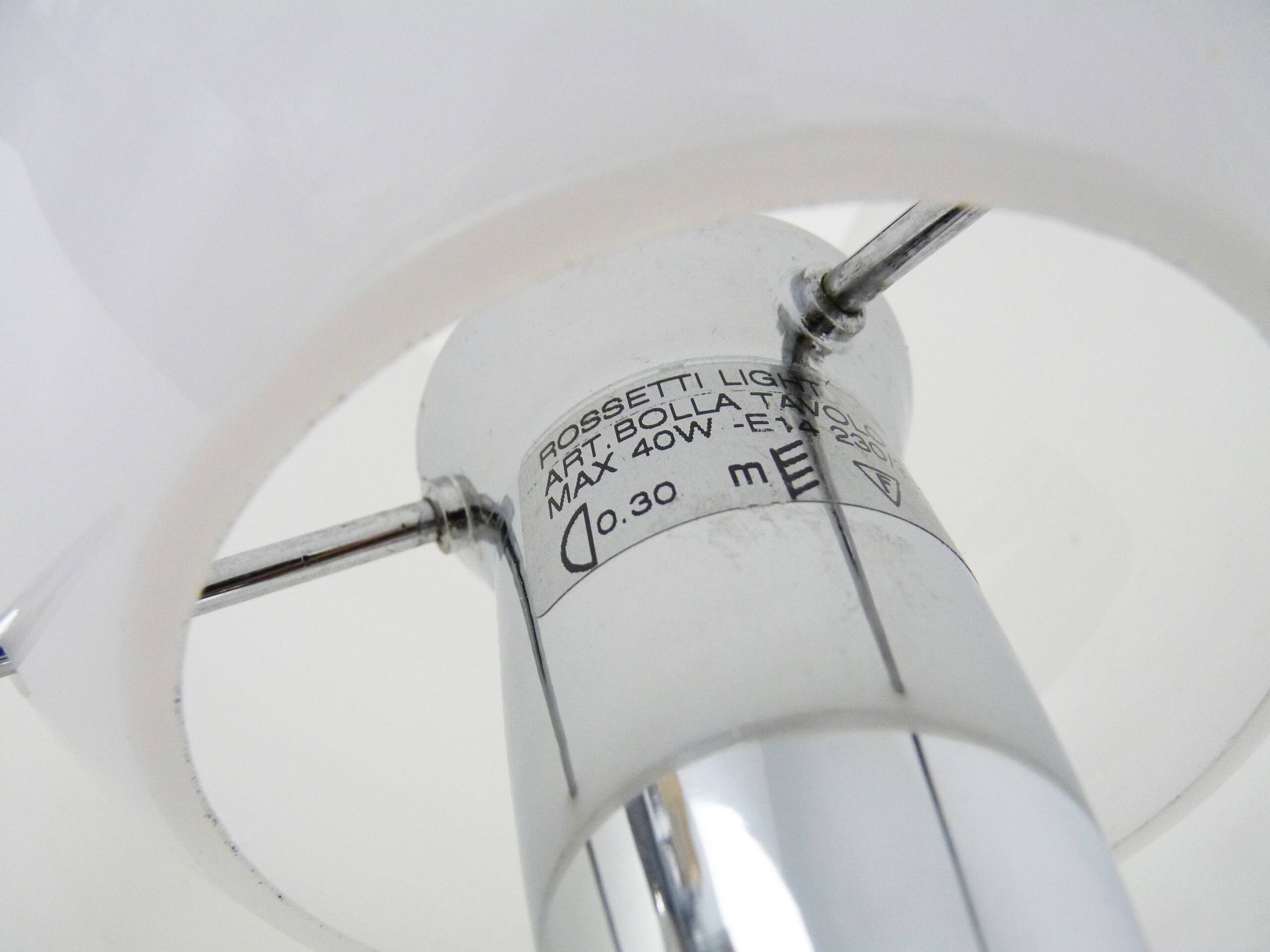 Rosseti Light Bolla table lamp/desk lamp, made in Italy, 1990s